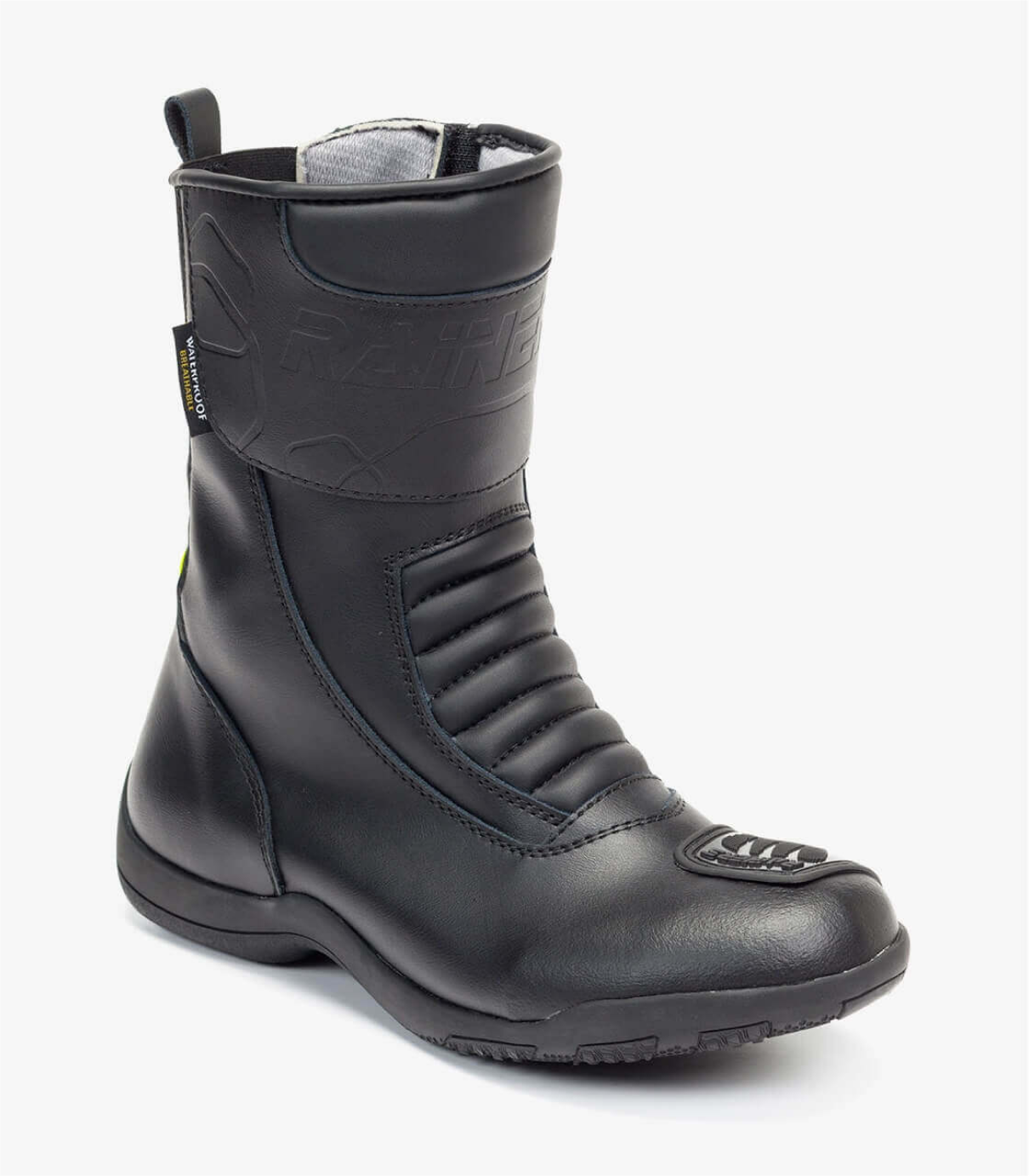 rainers black touring boots